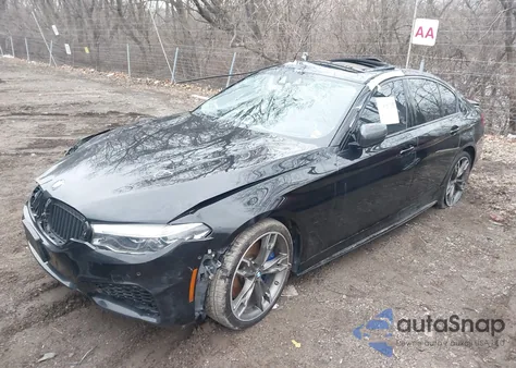 2020 BMW M550I xDrive из США, поврежденный, VIN WBAJS7C06LCD32269